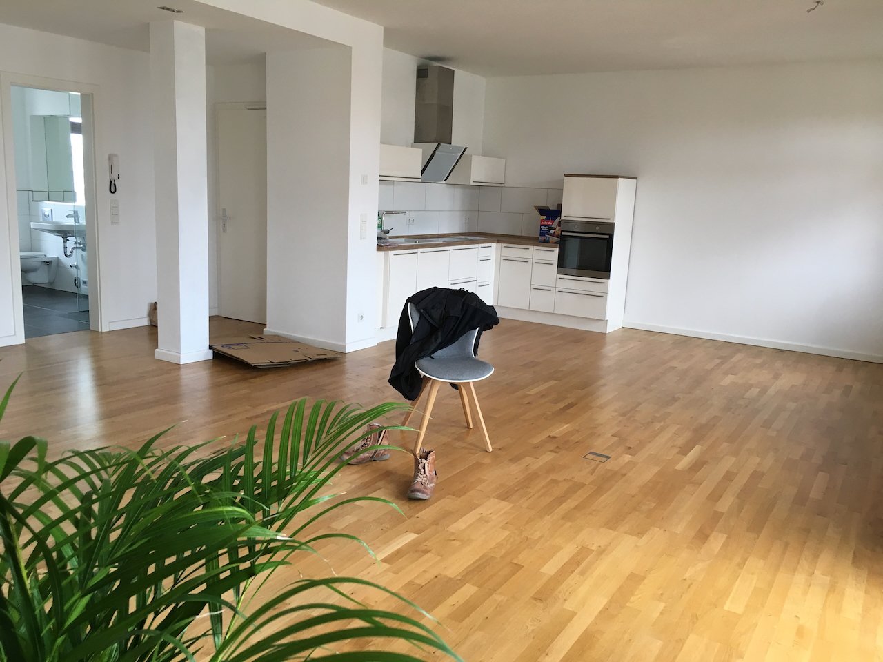 Leerer Raum nach einer erfolgreichen Räumung